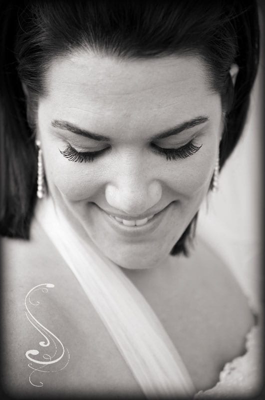 A quiet portrait of Lindsay. She was a beautiful bride. 
