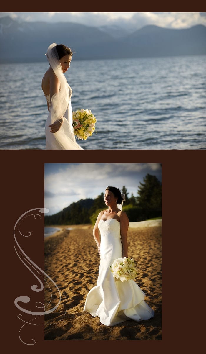 Robin made a beautiful bride for her bridal portrait session on the beach at Edgewood golf and country club.