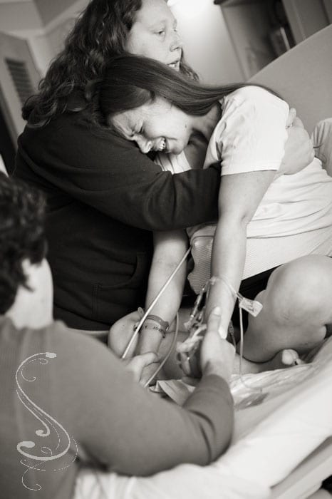 Gisselle was such a great coach, she really helped Nanette get through her contractions