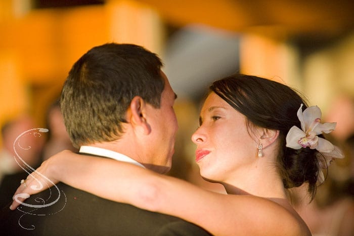 Photos of the first dance in the north room at Edgewood