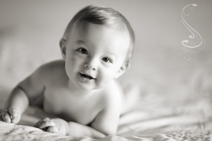 Nine month old Aidan Miles Toole 