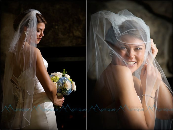 bridal portrait at edgewood golf and country club