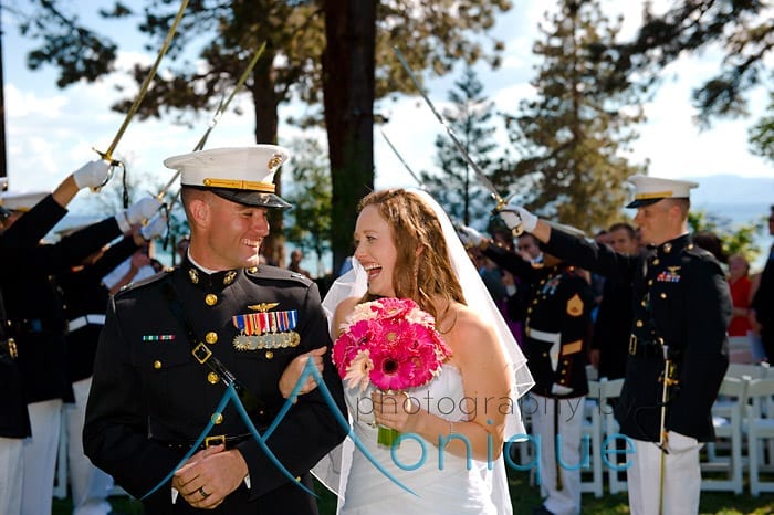military wedding pictures