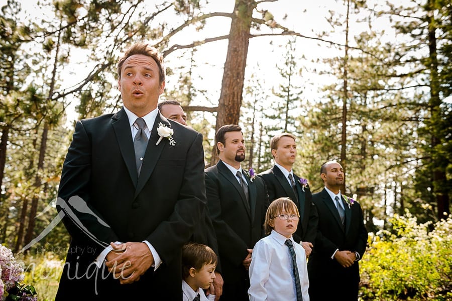 Lake Tahoe groom