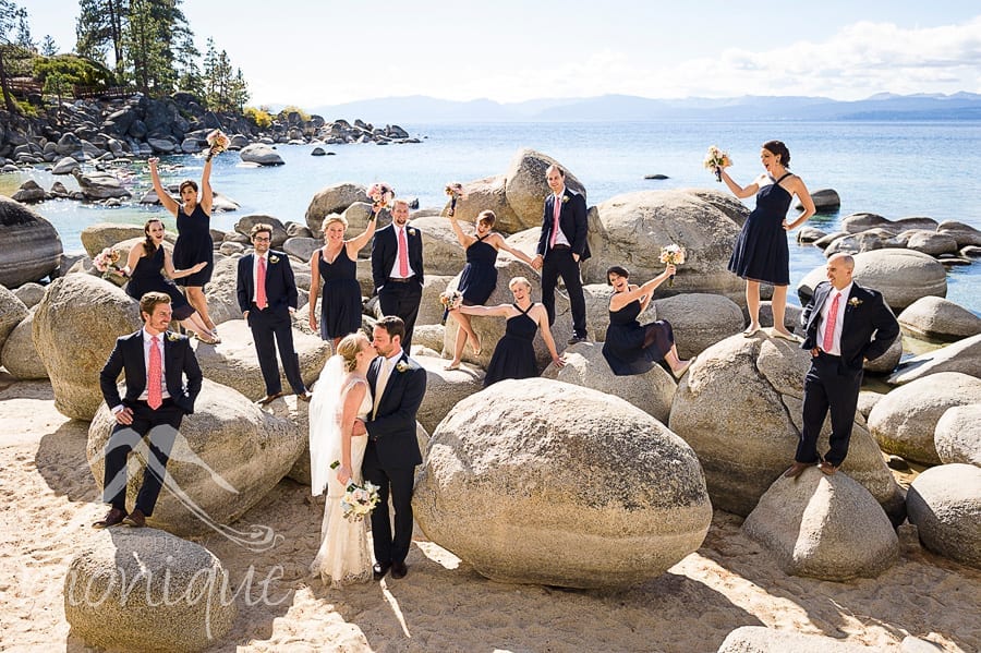 Lake Tahoe wedding photography at Sand Harbor