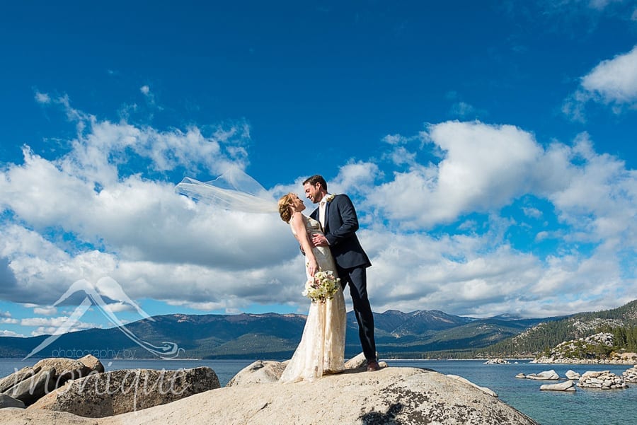 Lake Tahoe wedding photography at Sand Harbor