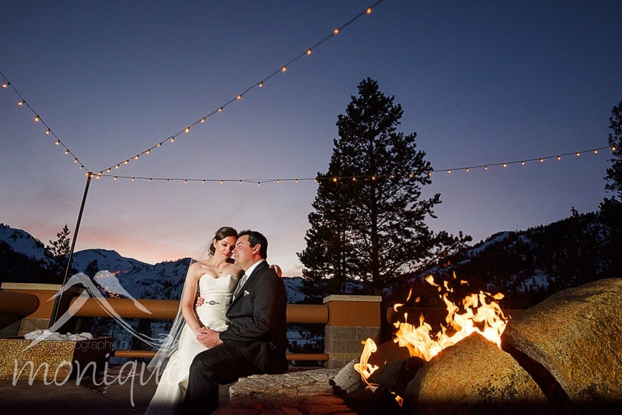 Lake Tahoe Squaw Valley winter wedding photography