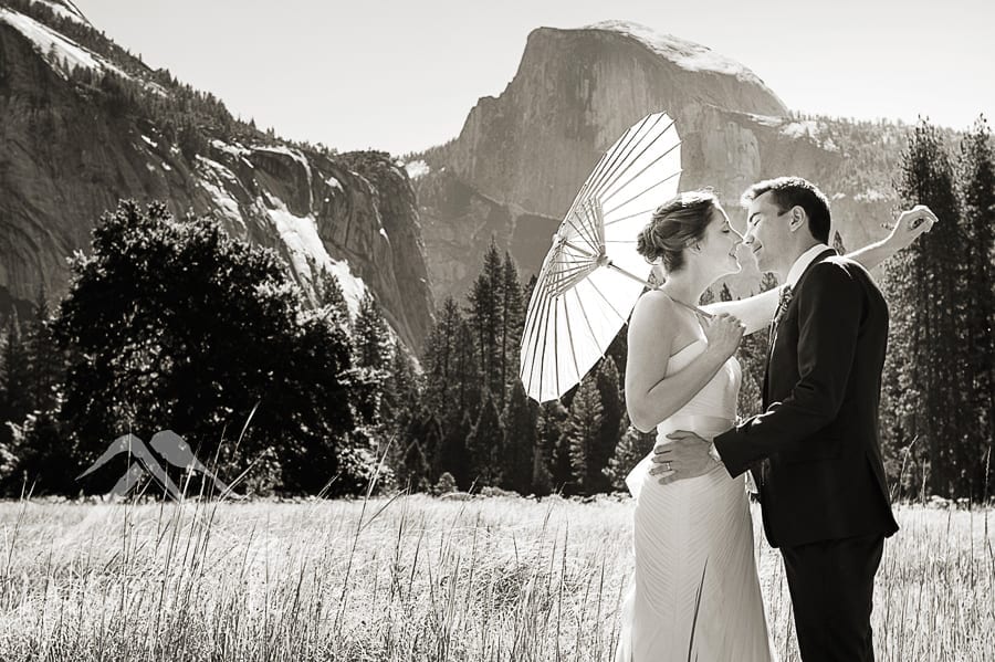 Yosemite Glacier Point wedding