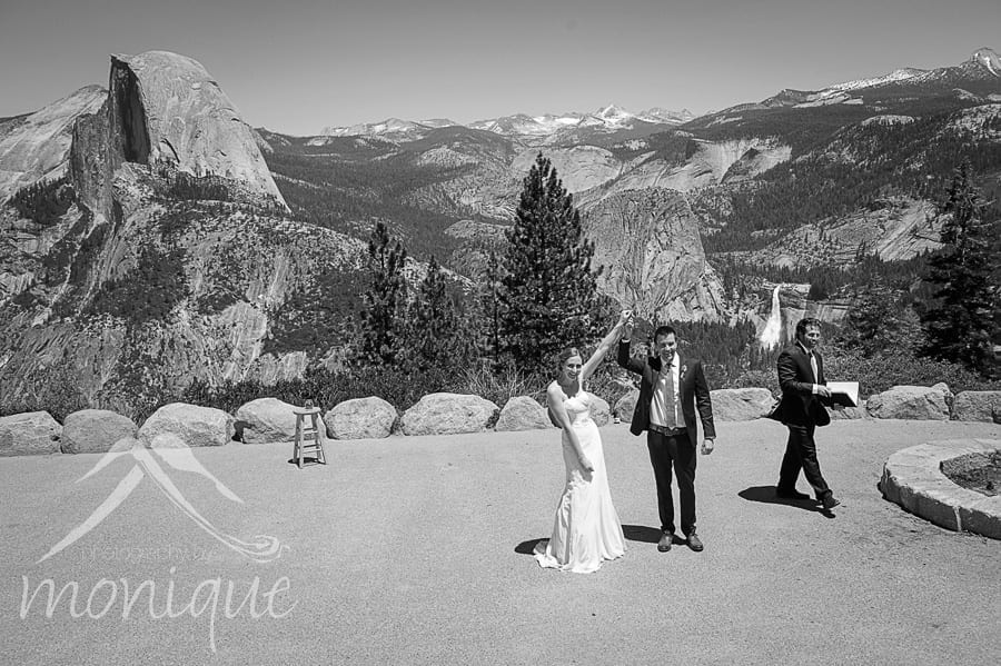 Yosemite Glacier Point wedding