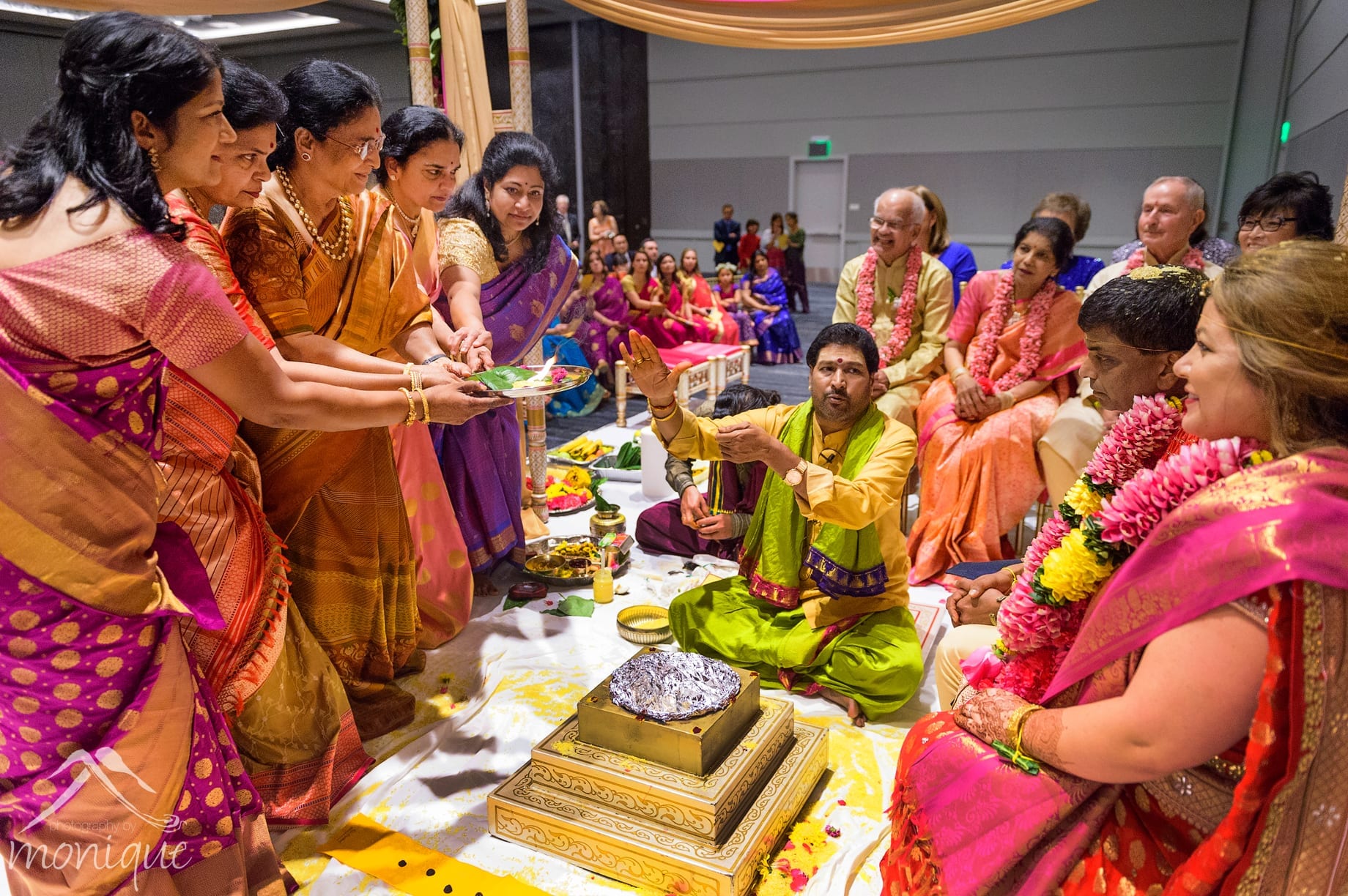 Bay Area Indian wedding photography of the Hindu ceremony