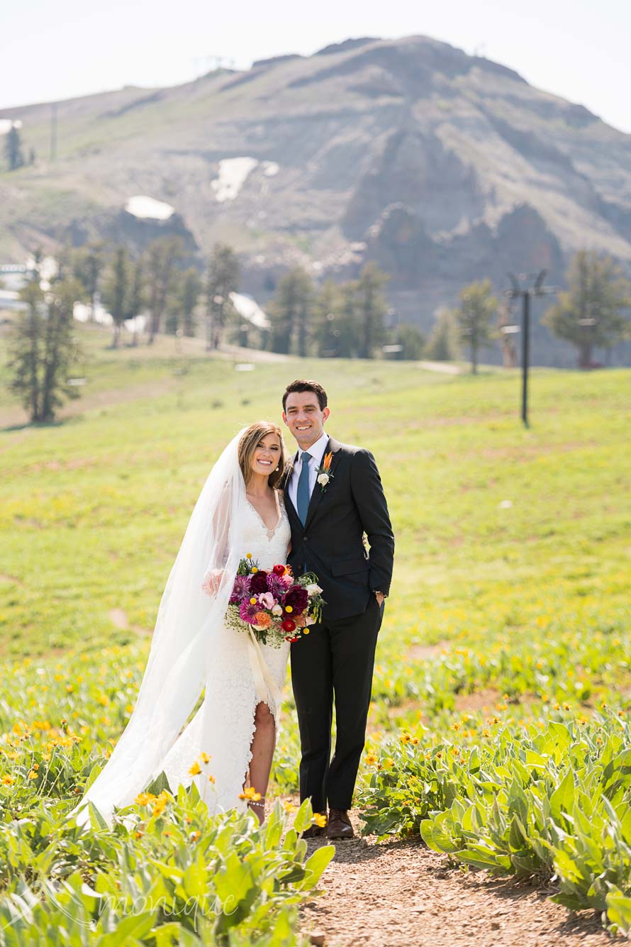Palisades Tahoe High Camp wedding photography for Molly and Mike