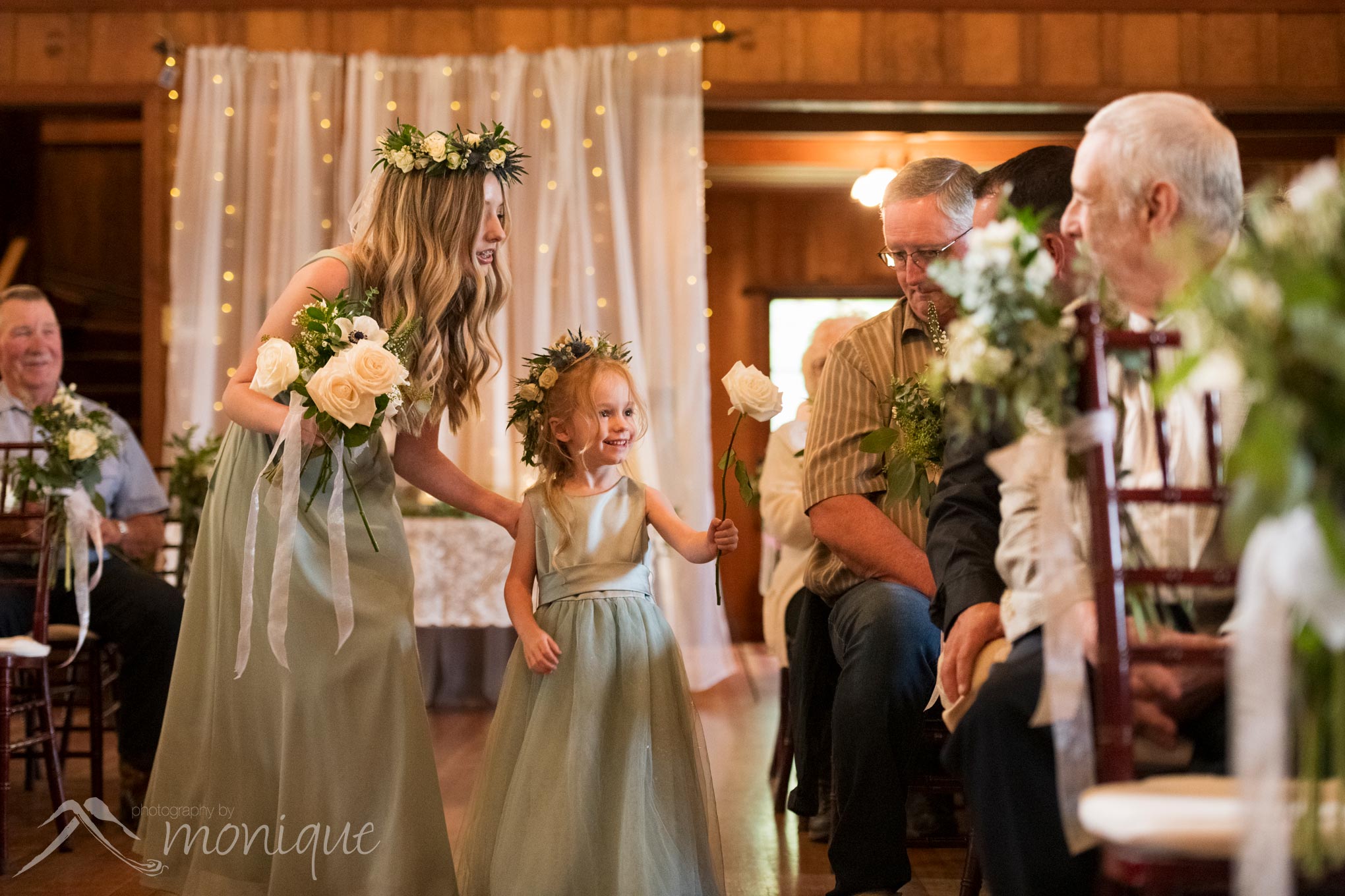 Cute Flower girl at Valhalla wedding photography in South Lake Tahoe