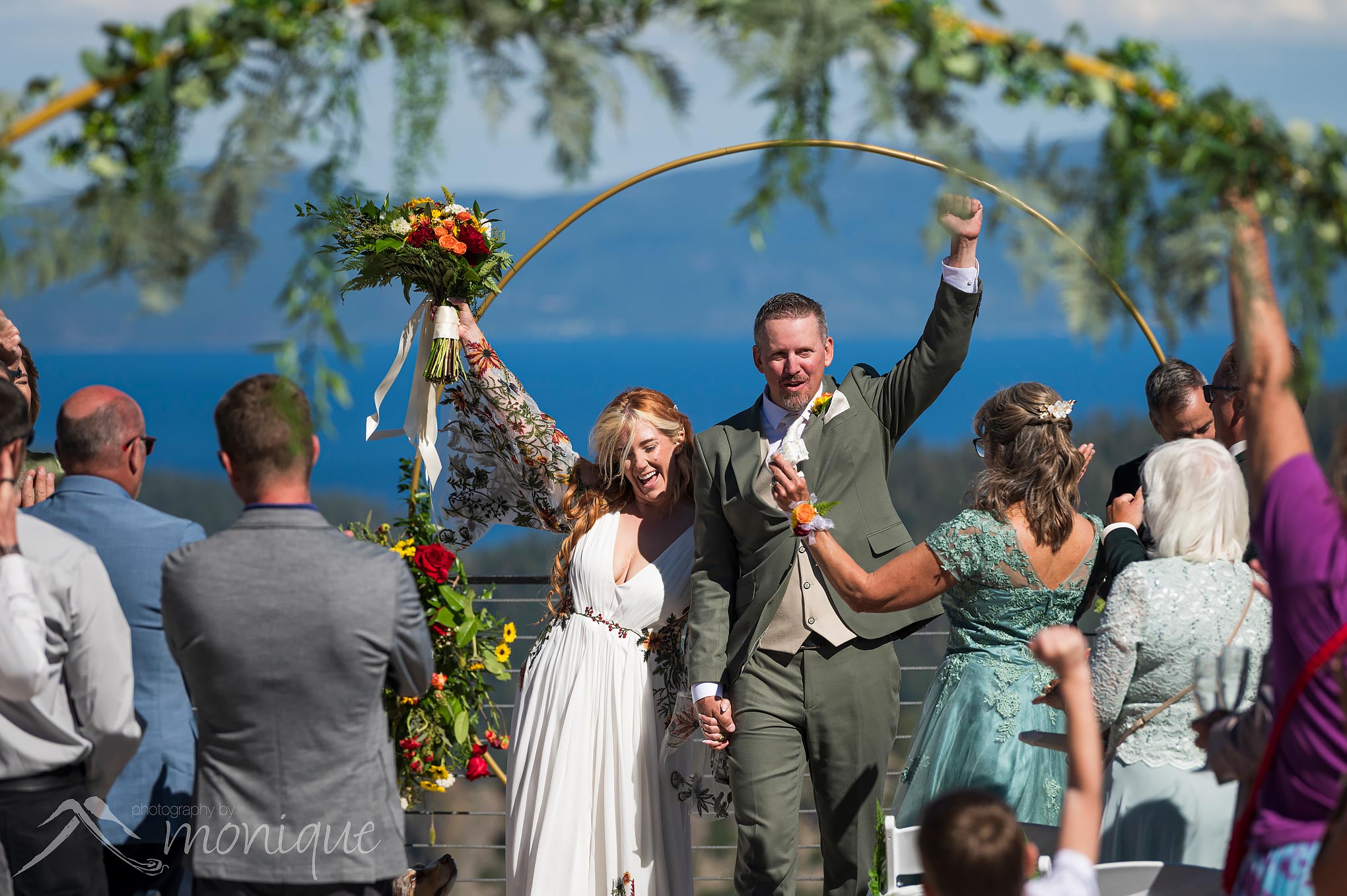 Palisades Tahoe High Camp wedding photography
